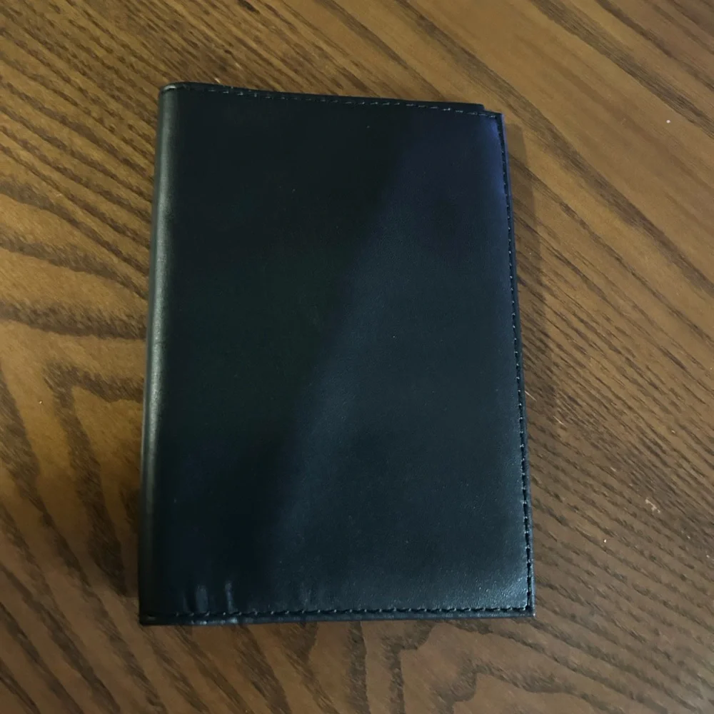 Martha Stewart Black Leather Wallet